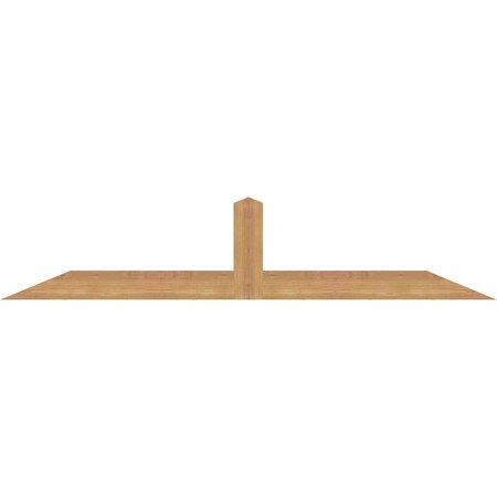 Ekena Millwork Portland Smooth Timber Gable Bracket, Western Red Cedar, 60"W x 12"H x 1 1/2"D x 3 1/2"F, 5/12 Pitch GBW060X12X0204POR00SWR